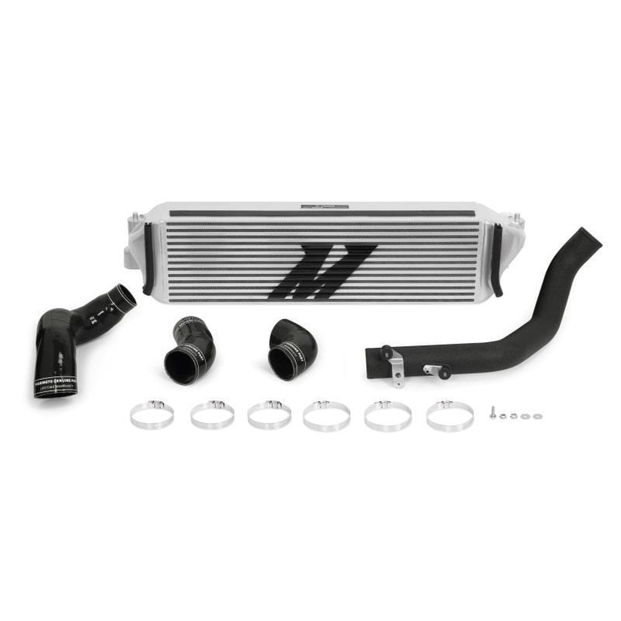 Mishimoto Front Mount Intercooler Kit Silver Core Black Piping Honda Civic Type R 2017+
