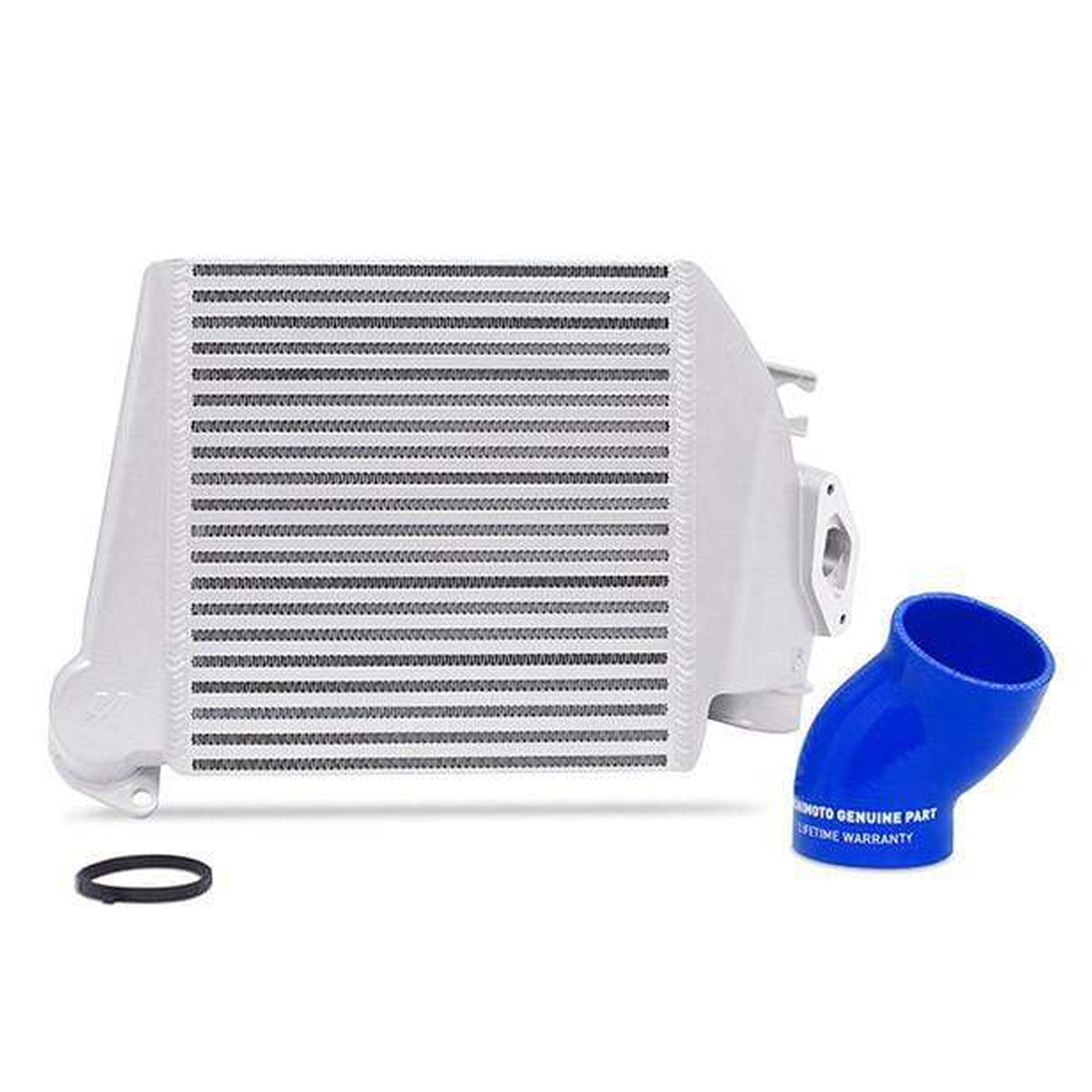 Mishimoto Silver Top Mount Intercooler Kit Blue Hoses Subaru WRX 2008-2014 / Legacy GT 2005-2009 / Forester XT 2009-2013 | MMTMIC-WRX-08SLBL