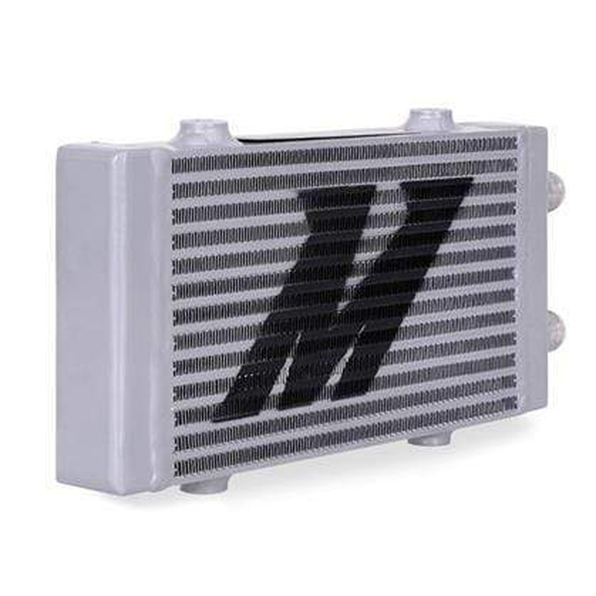 Mishimoto Small Bar and Plate Dual Pass Oil Cooler Silver | MMOC-DP-SSL