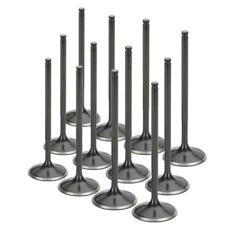 Supertech Nissan RB25DET NEO (w/Hydraulic Lifters) Black Nitrided Intake Valve - +1mm OS Set NIVN-1052-NEO-12