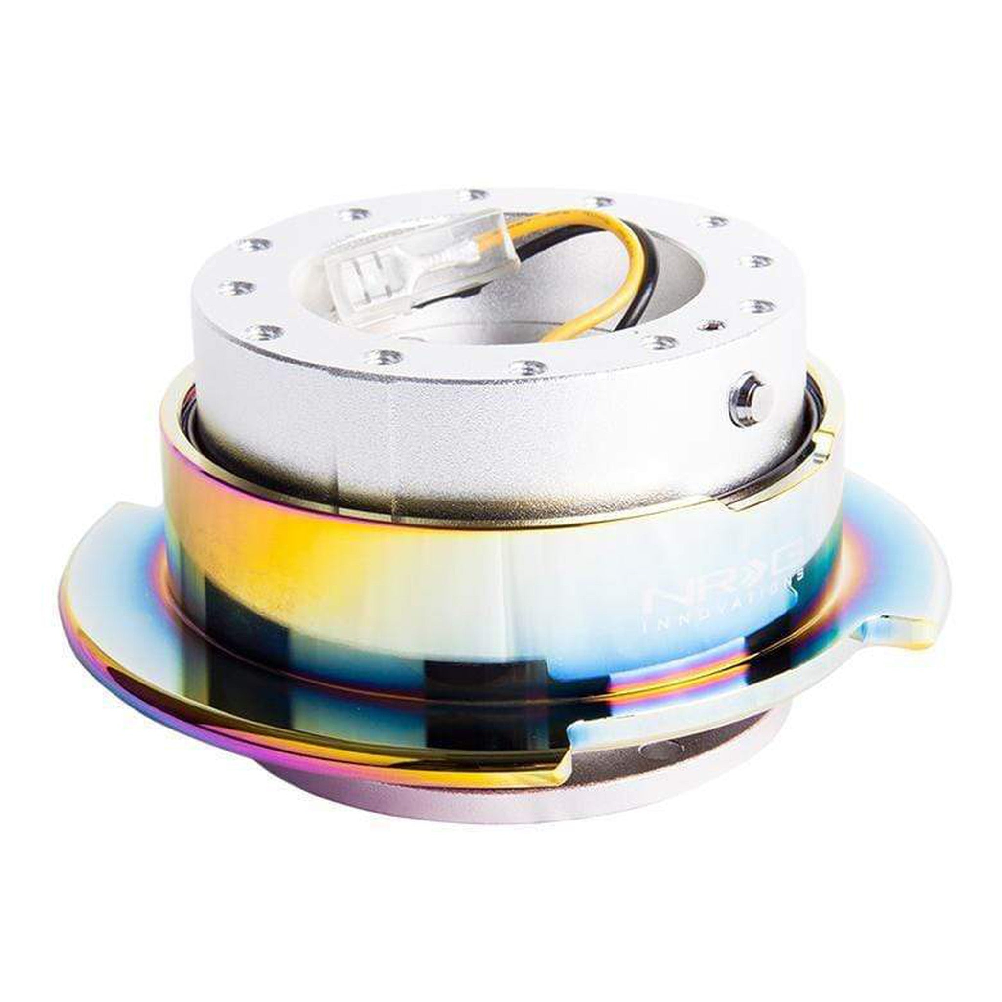 NRG Quick Release Kit Gen 2.5 Silver w/ Neochrome Ring | SRK-250SL/MC