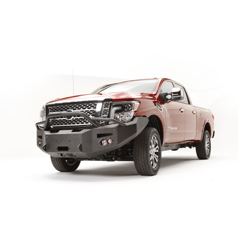 Fab Fours Premium Winch Front Bumper w/ Pre Runner Guard Model NT16-F3752-1