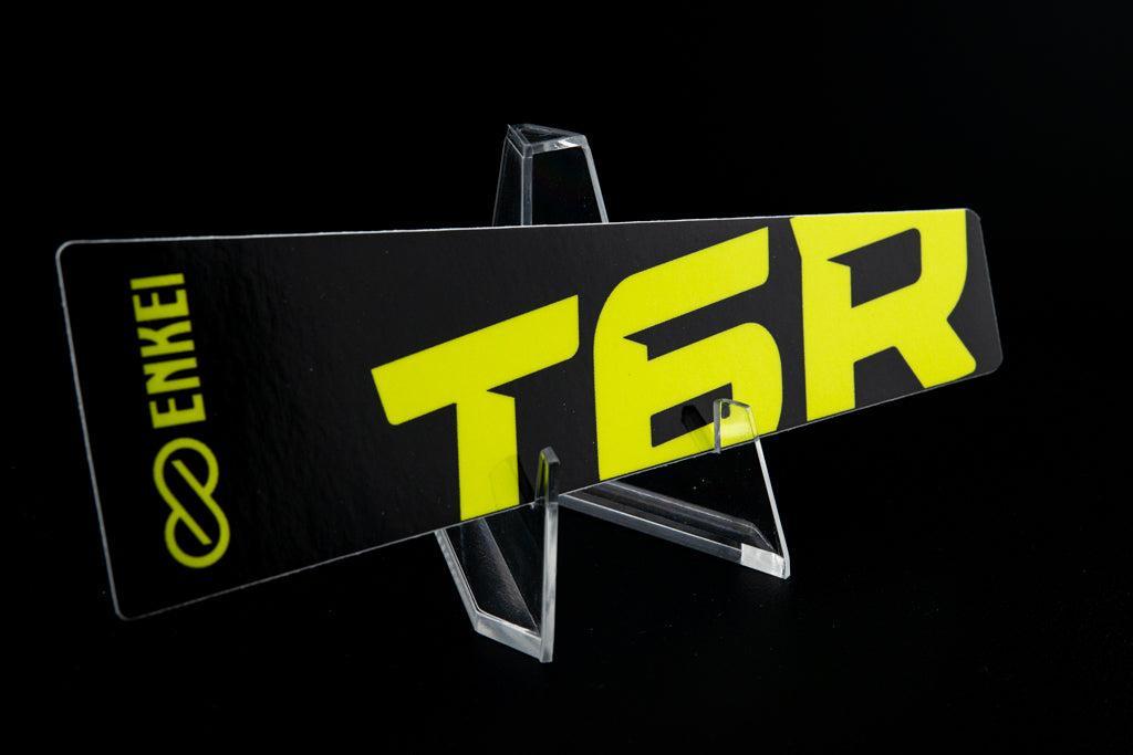 Overnight Crew Enkei T6R Spoke Sticker (4 PCS) - Black/Acid