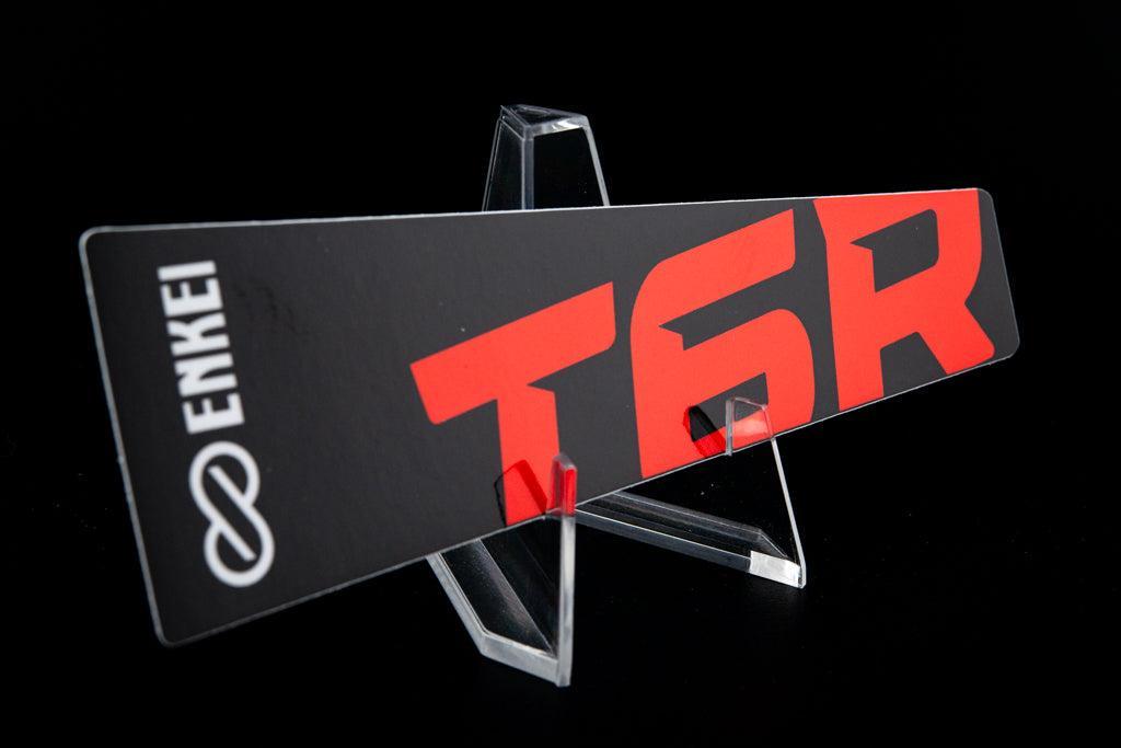 Overnight Crew Enkei T6R Spoke Sticker (4 PCS) - Black/Red/White