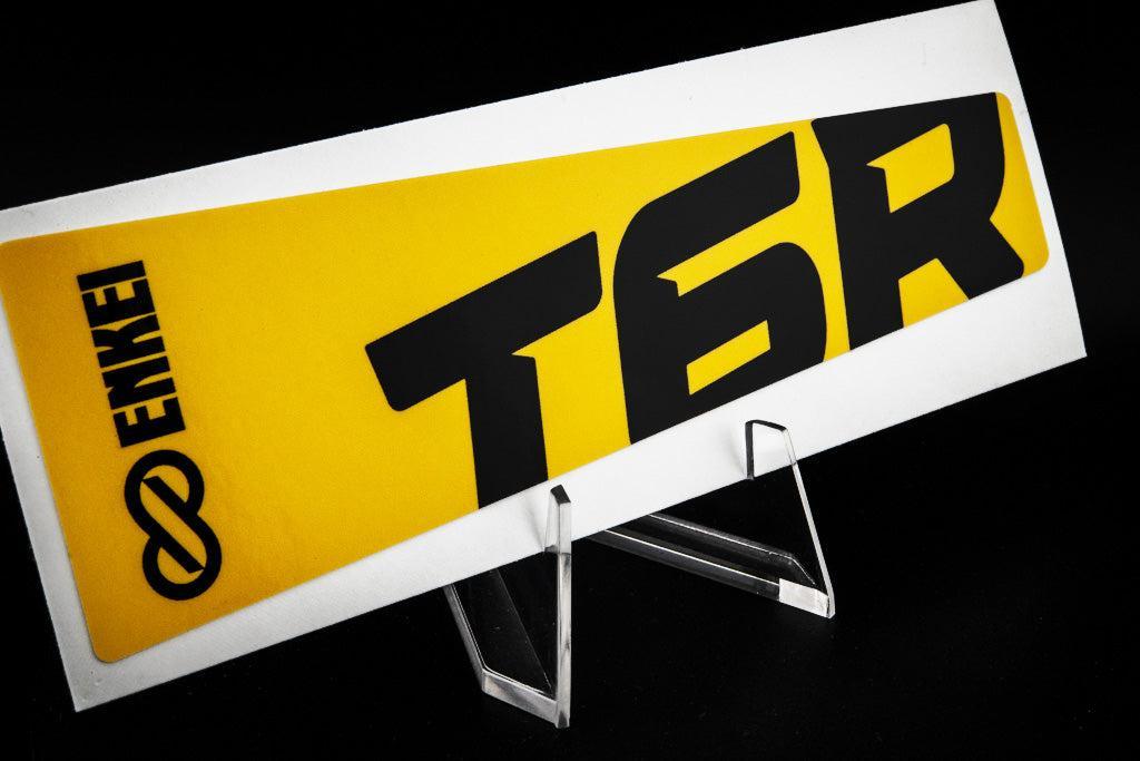 Overnight Crew Enkei T6R Spoke Sticker (4 PCS) - Canary/Black