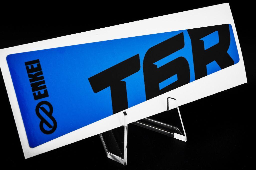 Overnight Crew Enkei T6R Spoke Sticker (4 PCS) - Hyper Blue/Black