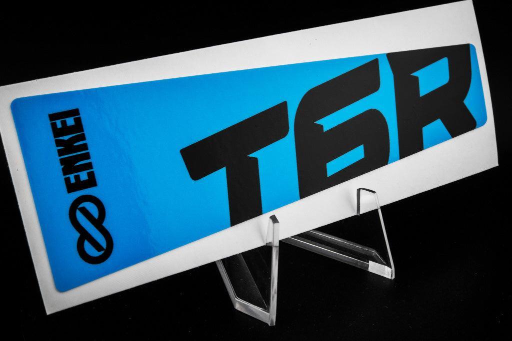 Overnight Crew Enkei T6R Spoke Sticker (4 PCS) - Light Blue/Black