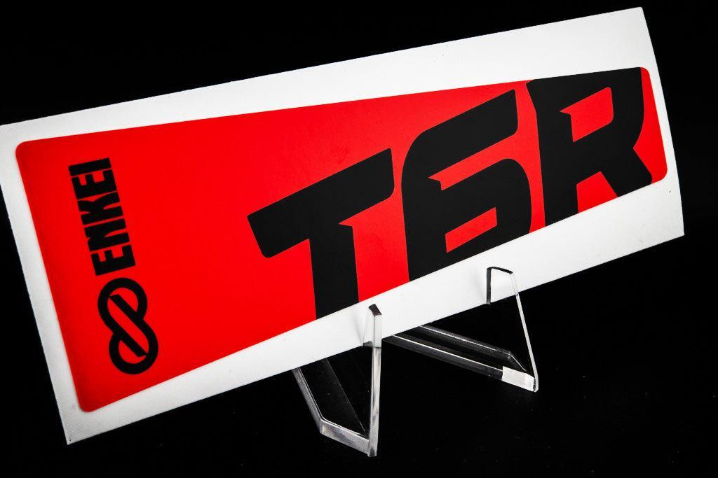 Overnight Crew Enkei T6R Spoke Sticker (4 PCS) - Red/Black