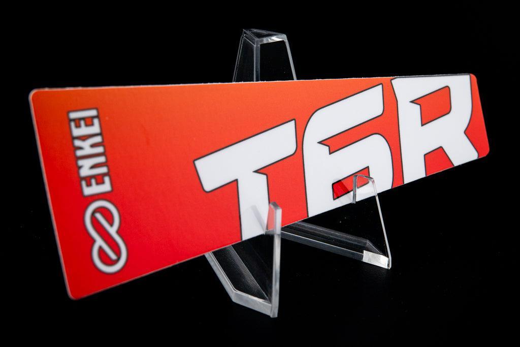 Overnight Crew Enkei T6R Spoke Sticker (4 PCS) - Sunset Orange