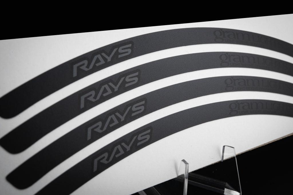 Overnight Crew Gram Lights 57DR/CR Rim Stickers 17"+ (4 PCS) - Smoke