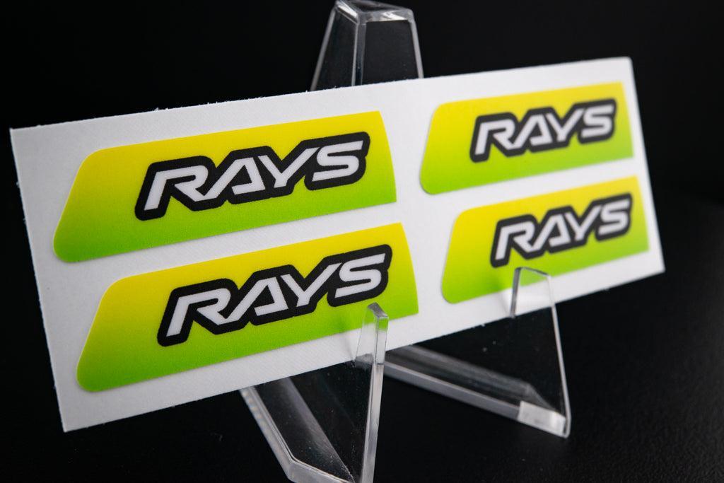 Overnight Crew Gram Lights Center Cap Sticker (4 PCS) - Avocado