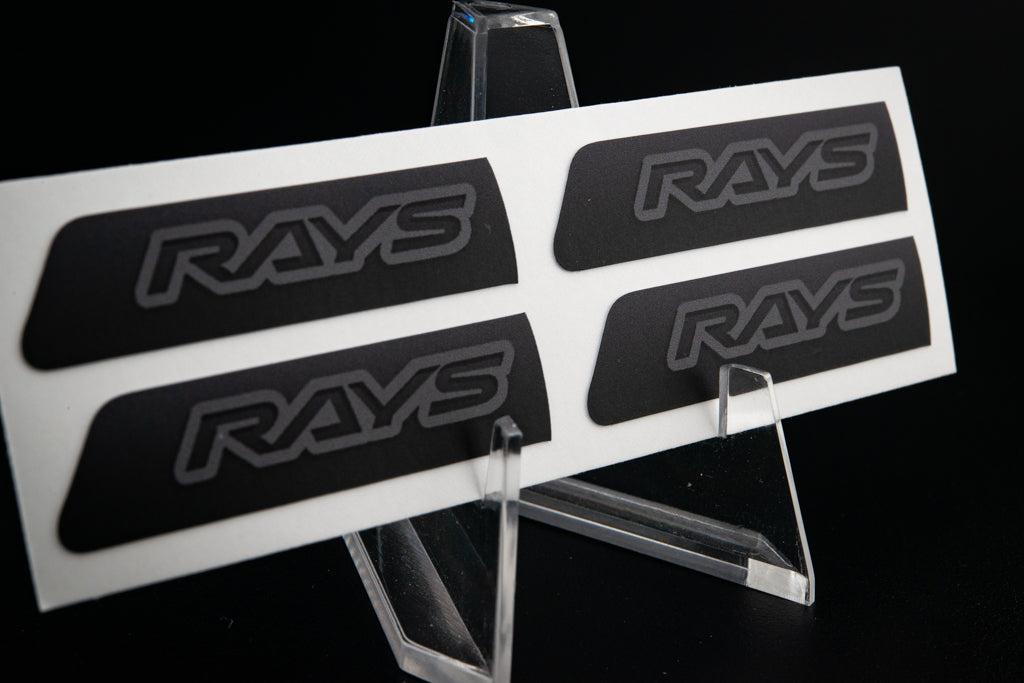 Overnight Crew Gram Lights Center Cap Sticker (4 PCS) - Smoke