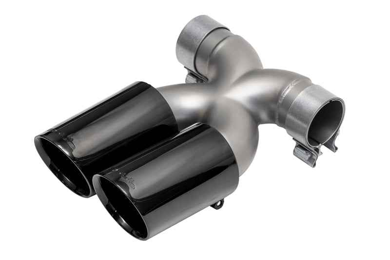 SOUL 13-16 Porsche 987.2 / 981 Cayman / Boxster Bolt-On X-Pipe w/ Tips - Black Chrome Dual Wall Tips POR.BC.XT.BC