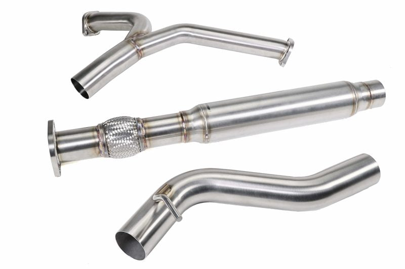 Perrin Stainless Steel Midpipe w/Resonator 3in. Subaru WRX 2022-2025 | PSP-EXT-340BR
