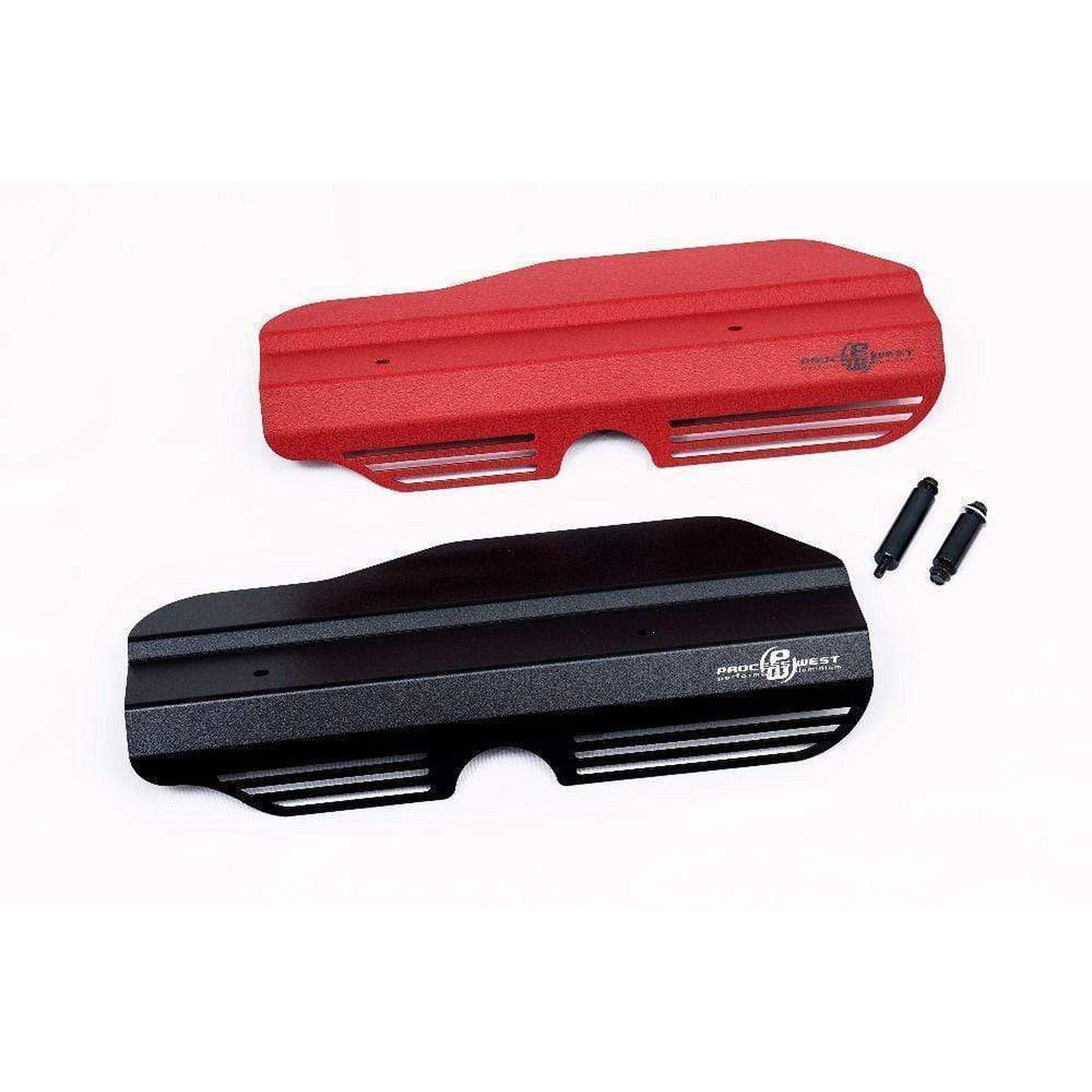 Process West Engine Pulley Garnish Red Subaru WRX 2002-2014 / STI 2004-2021