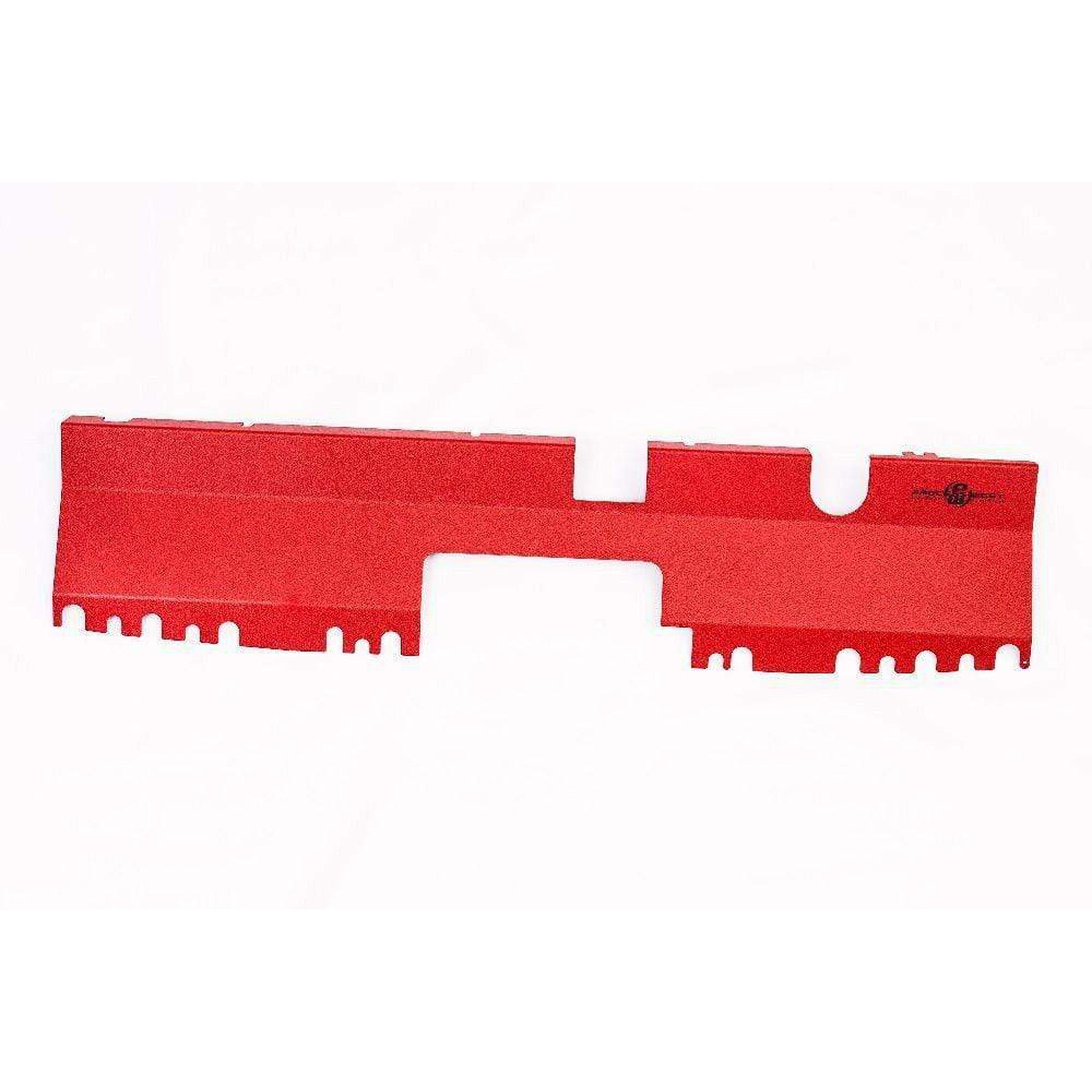 Process West Radiator Cover Red Non Factory Intake Subaru WRX / STI 2015-2021