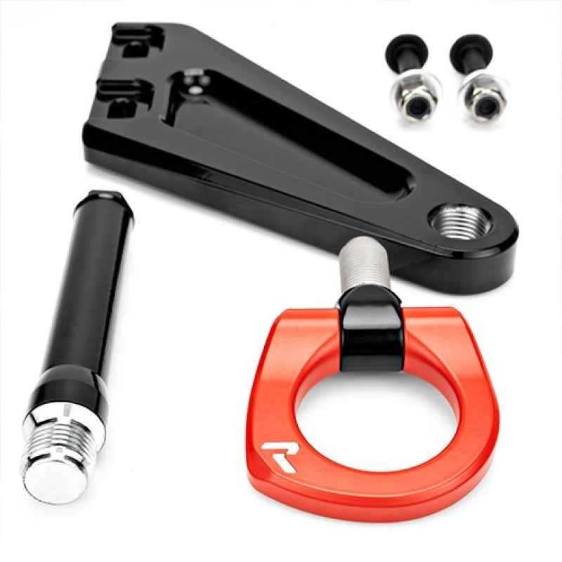 Raceseng 2015+ Ford Mustang Tug Tow Hook (Front) - Red 06301R-1526101-0632