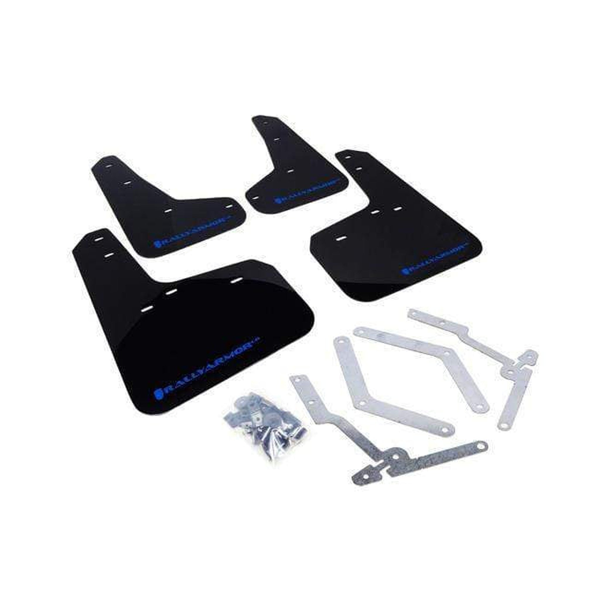 Rally Armor Black Mud Flap w/ Blue Logo Ford Focus ST 2013-2018 / RS 2016-2018
