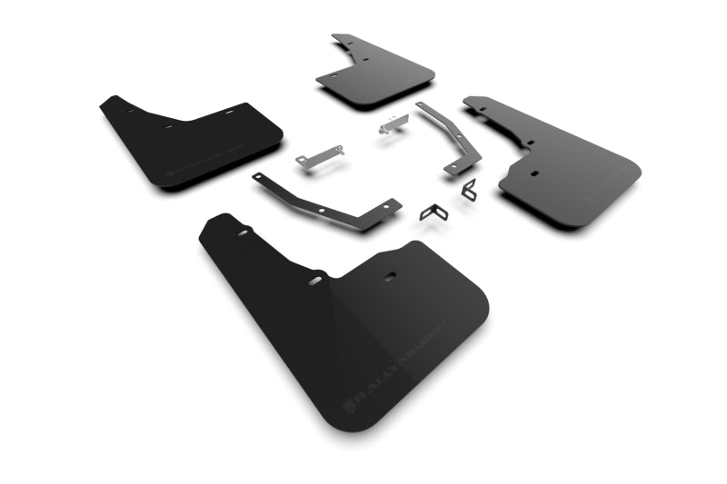 Rally Armor Black UR Mud Flap w/Metallic Black Logo 2025 Subaru Forester | MF132-UR-BLK-MBK