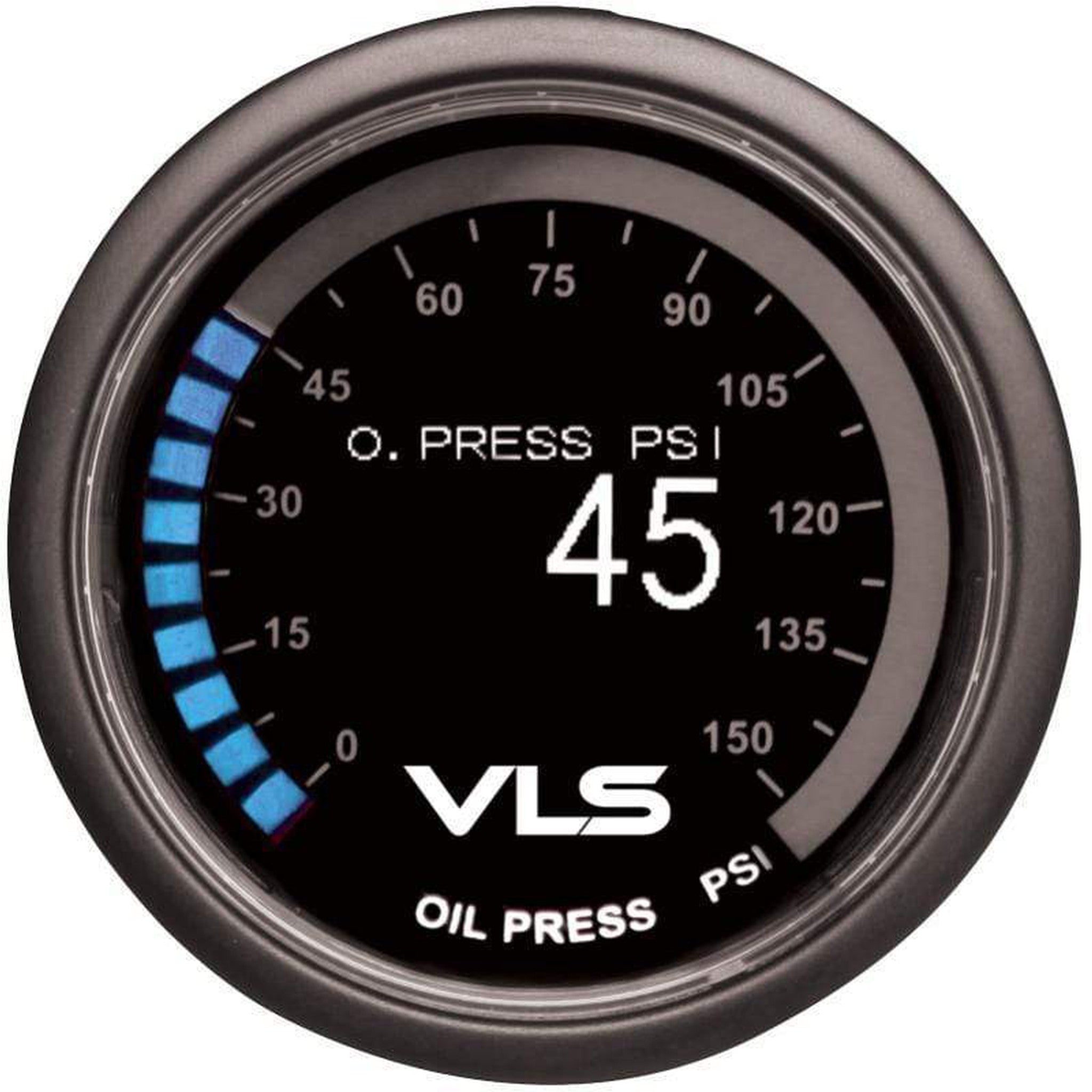 Revel VLS 52mm 0-150PSI Digital OLED Oil Pressure Gauge (1TR1AA004R)