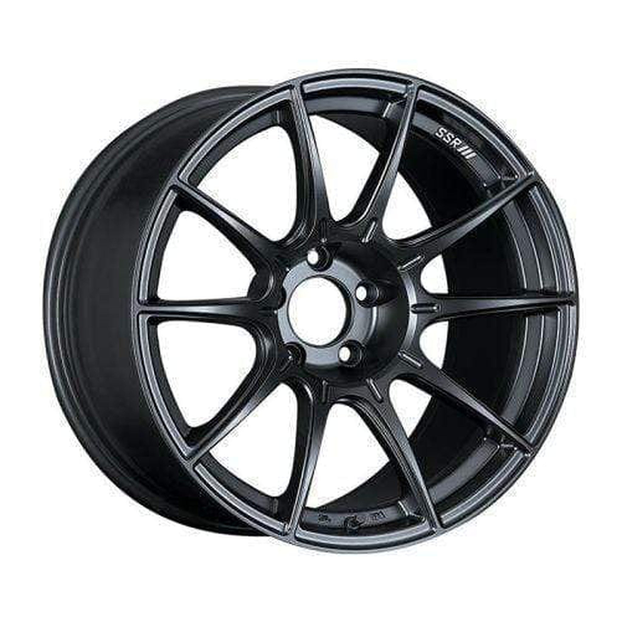 SSR GTX01 18x10.5 5x114.3 15mm Offset Flat Black Wheel