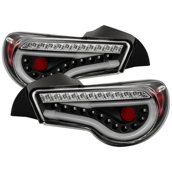 Spyder Light Bar LED Tail Lights Black Scion FR-S 13-16 / Subaru BRZ 13-20 | 5072009