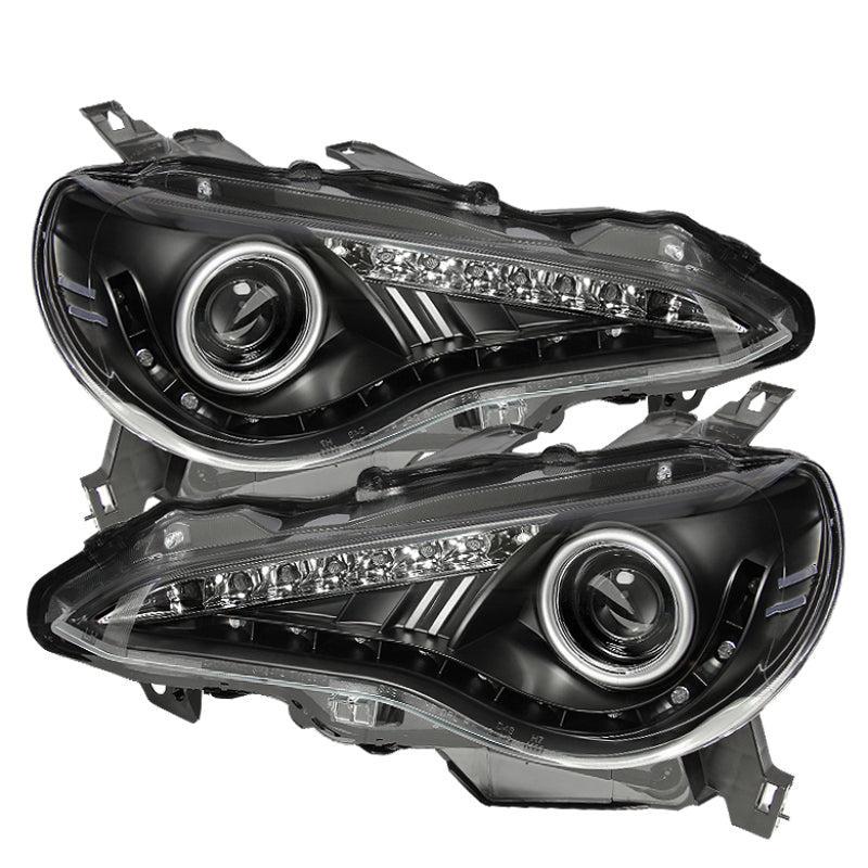 Spyder Projector Headlights DRL LED Black Subaru BRZ / Scion FR-S 13-20 (Xenon models only) | 5075475