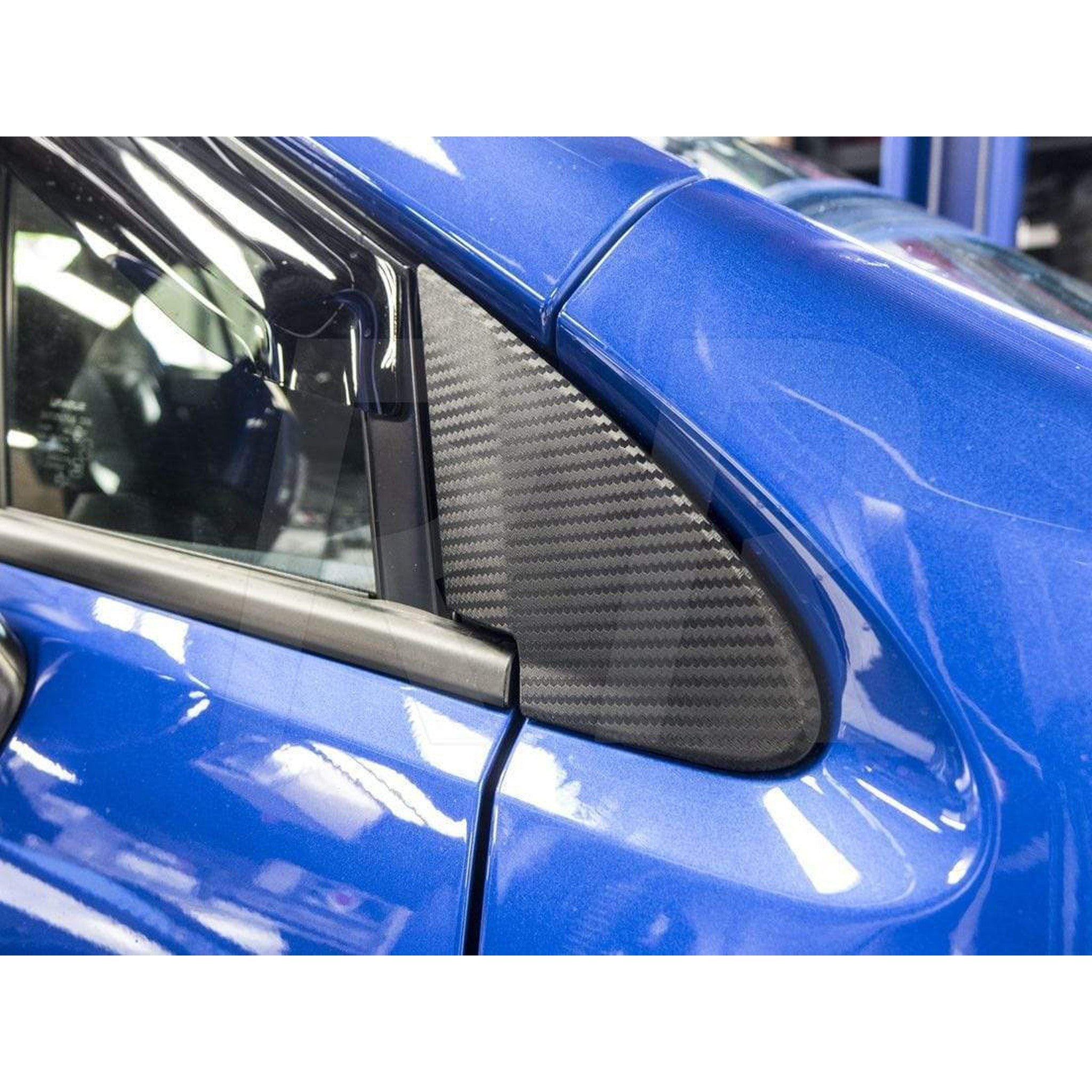 Sticker Fab 3D Carbon Fiber Quarter Window Trim Overlays WRX / STI 2015-2021