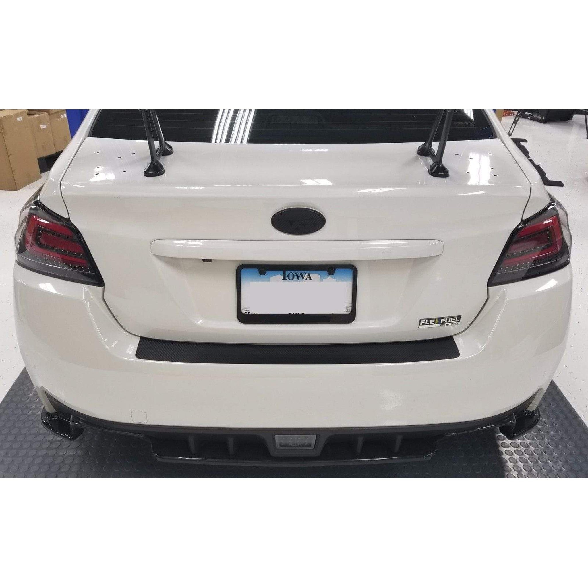 Sticker Fab Matte Black Vinyl Rear Bumper Protector WRX / STI 2015-2021