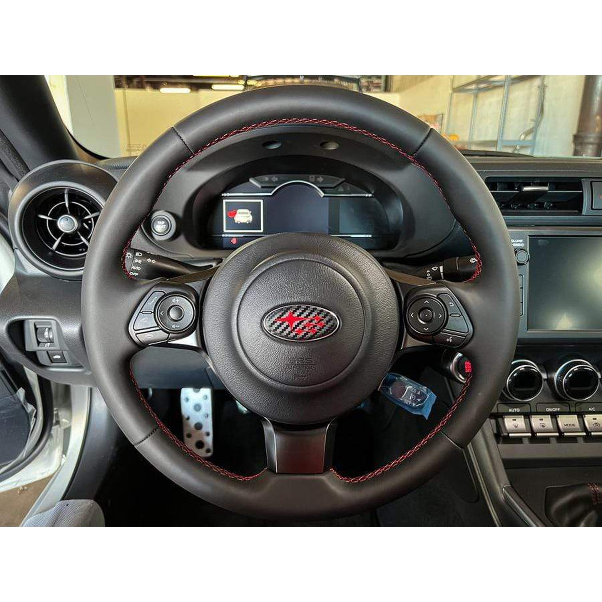 Sticker Fab Steering Wheel Emblem Overlay WRX / Crosstrek / Forester / BRZ 2005-2025