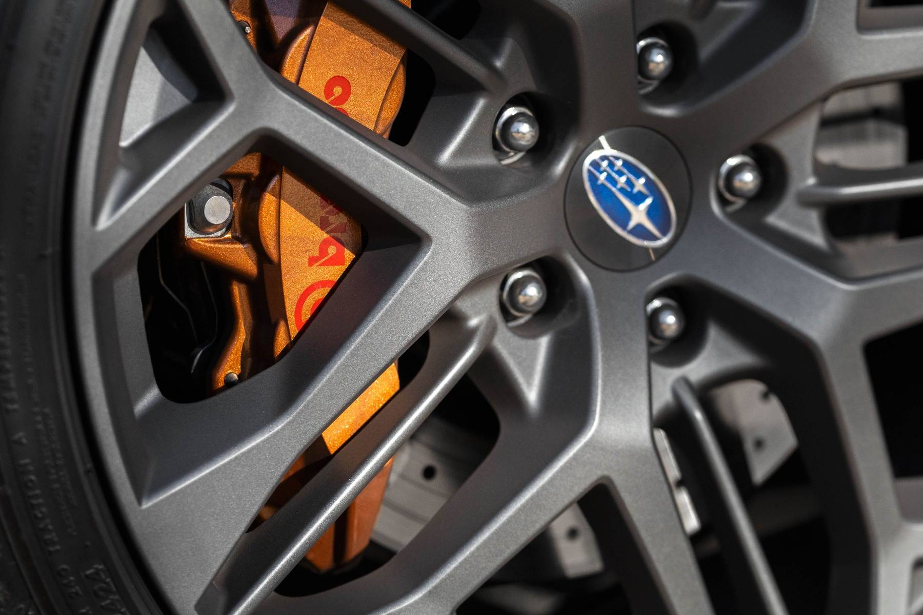 Subaru OEM 6-Pot Gold Brembo Brake Caliper Front Left Subaru WRX TS 2025 | 26292VC030