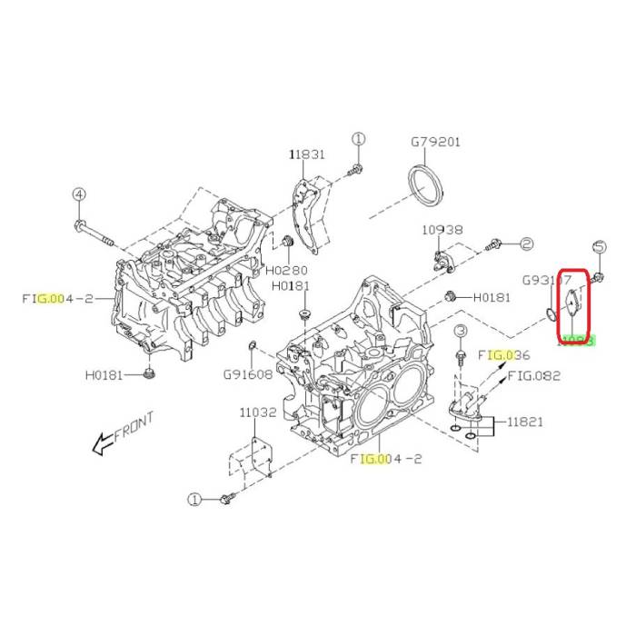Subaru OEM Wrist Pin Access Cover (11093) 22+ BRZ | 11093AA050