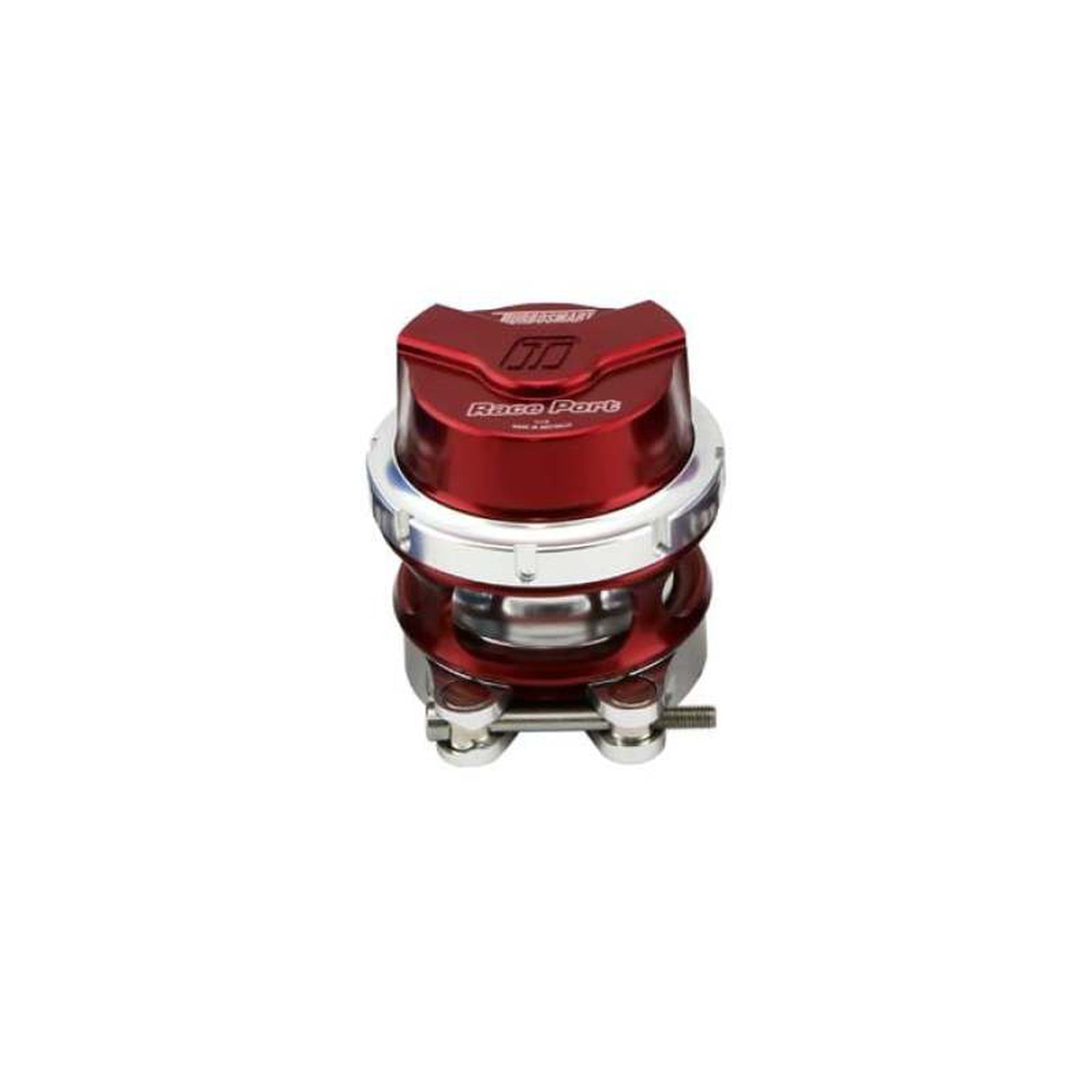 Turbosmart Raceport Gen-V Universal (No Weld Flange) Female (Fits Competitors Flange) Red | TS-0204-1144