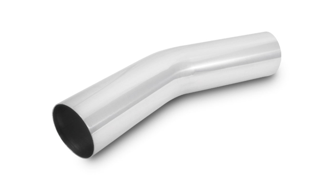 Vibrant Aluminum Tubing 30 Degree Bend Polished 2.5" O.D. Aluminum 30 Degree Bend | 2808