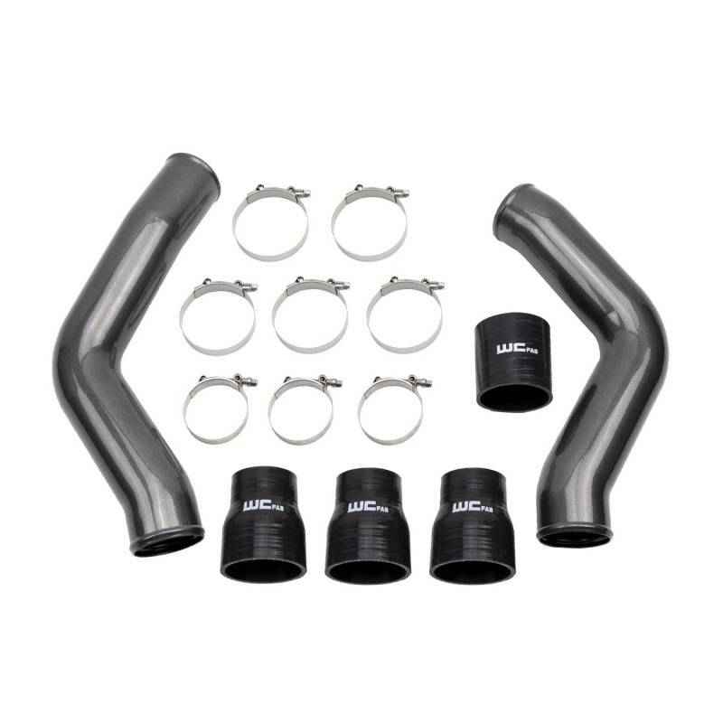 Wehrli 13-18 Cummins 6.7L 3.5 in. Intercooler Pipes Kit - Gloss White WCF100423-GW