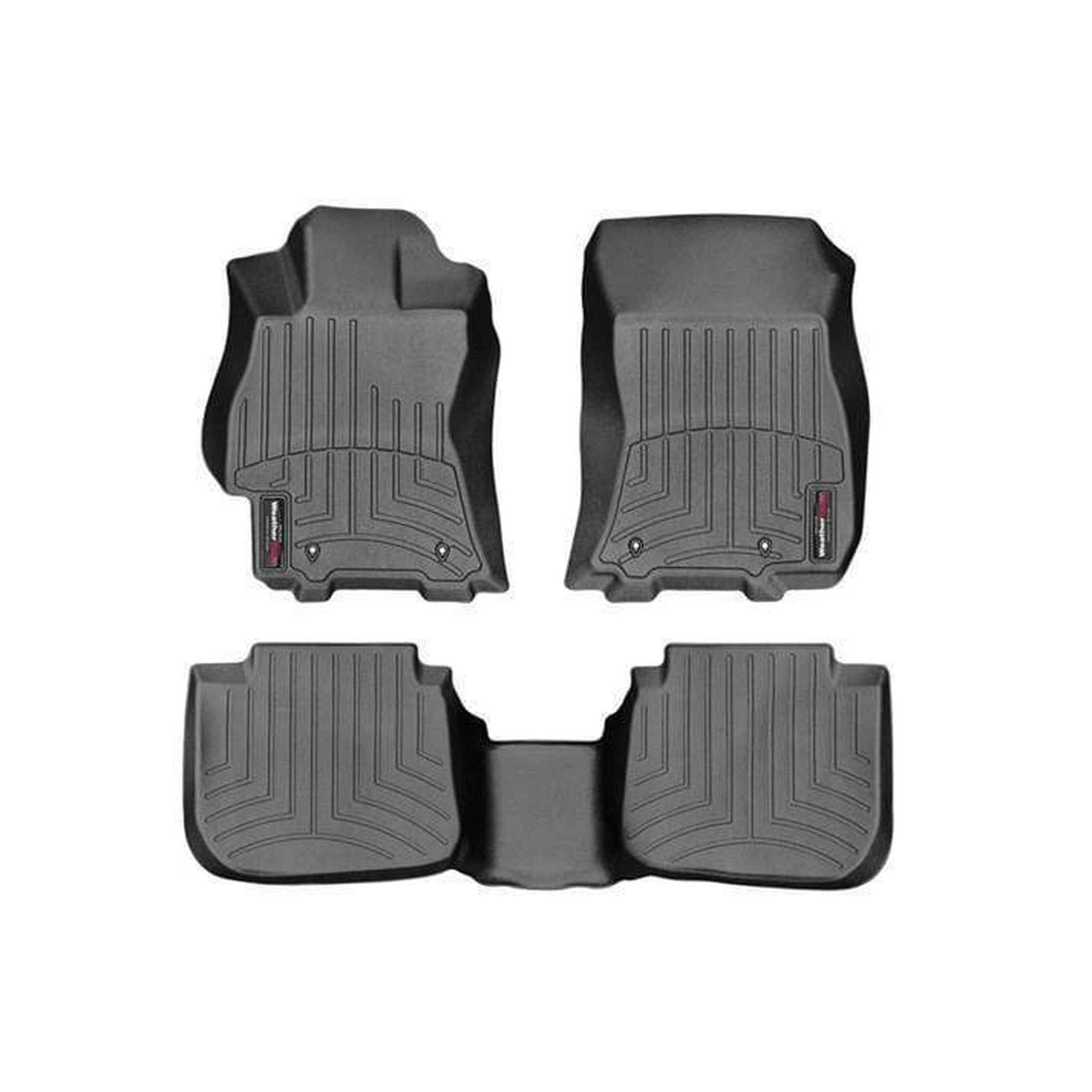 WeatherTech Front & Rear FloorLiner Black Subaru Legacy 2015-2018