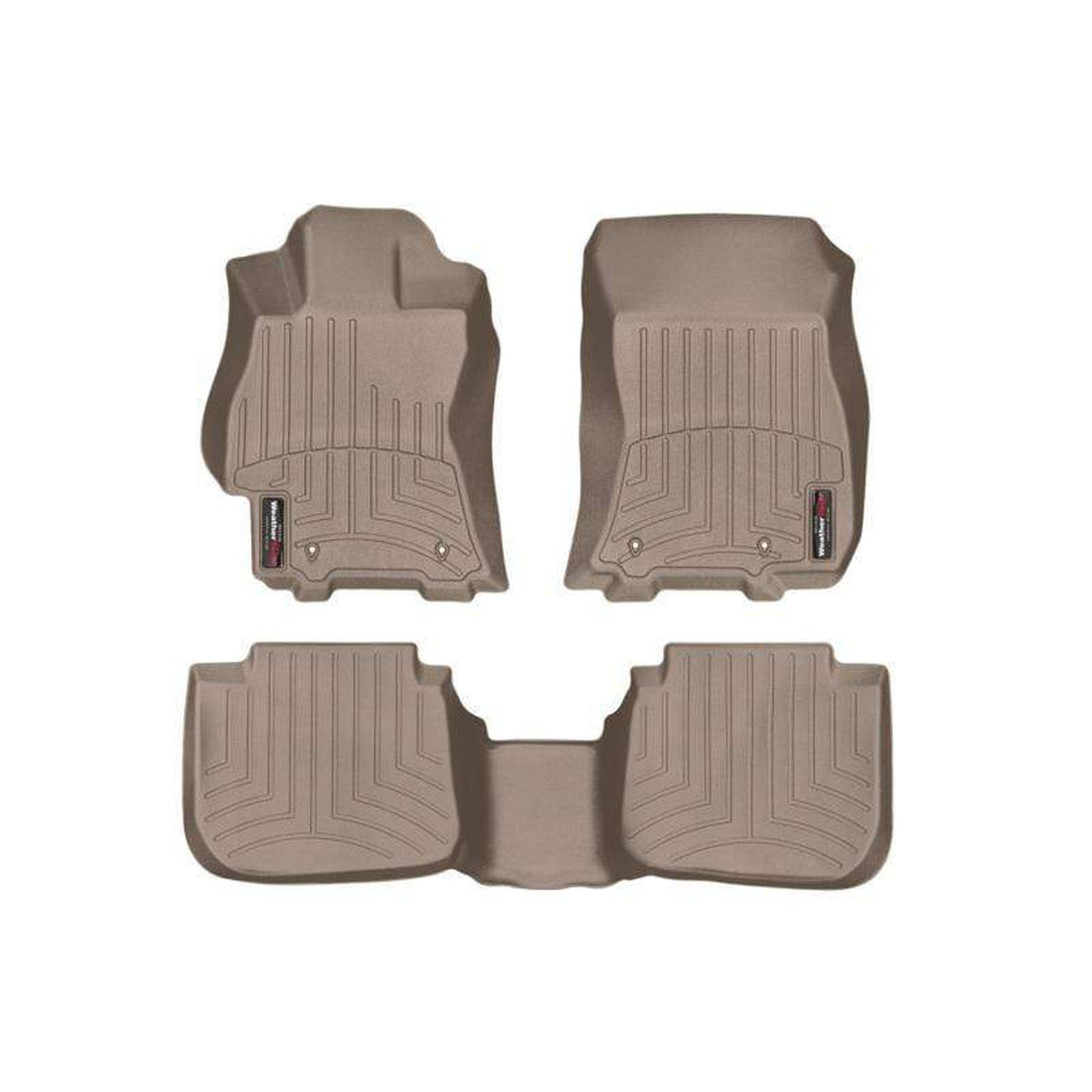 WeatherTech Front & Rear FloorLiner Tan Subaru Legacy 2015-2017