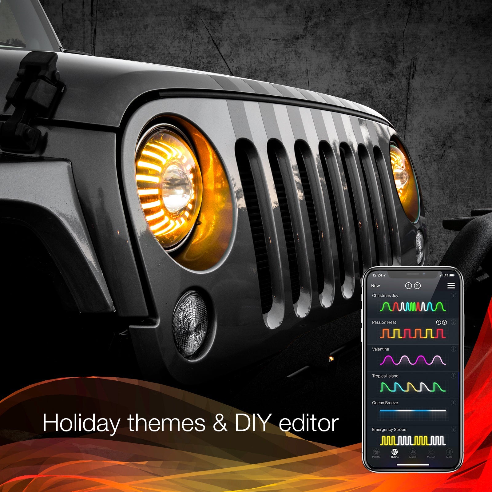 XK-7IN-JP-KIT-DM Xk Glow Headlight Kit XKG7INJPKITDM