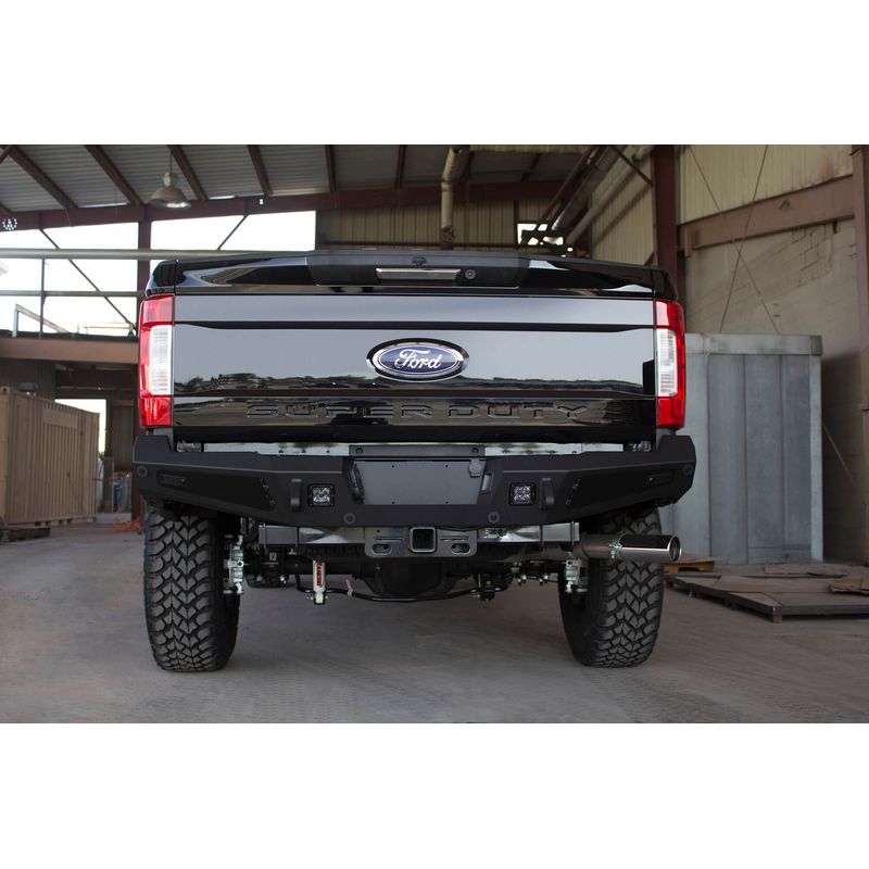 Addictive Desert Designs 17 - 19 Ford Super Duty HoneyBadger Rear Bumper Model R167301280103