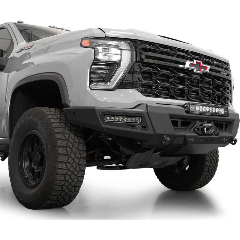 Addictive Desert Designs 24 Chevy Silverado 2500 Phantom Winch Front Bumper Model F820335070103