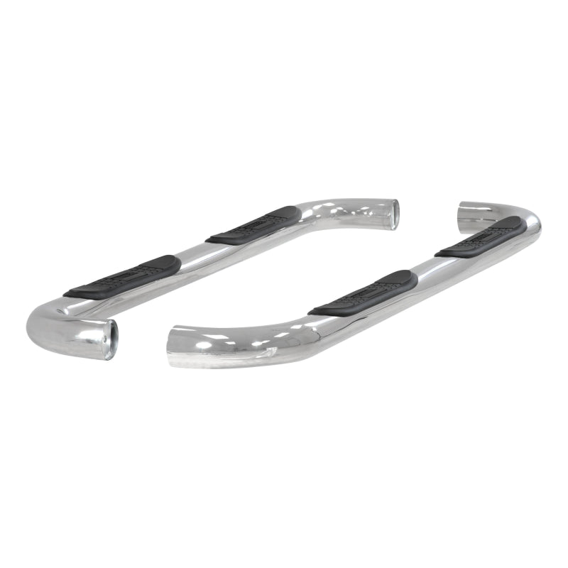 ARIES 3" Round Polished Stainless Step Nerf Bars Model 203008-2