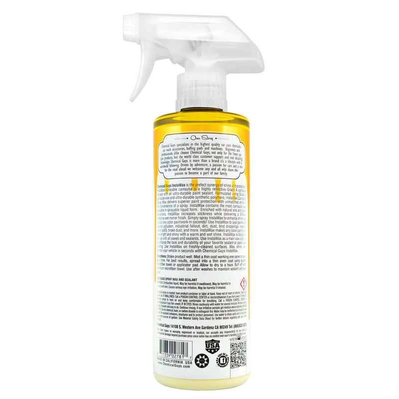 Chemical Guys InstaWax Liquid Carnauba Shine & Protection Spray - 16oz - Case of 6 chgWAC20916