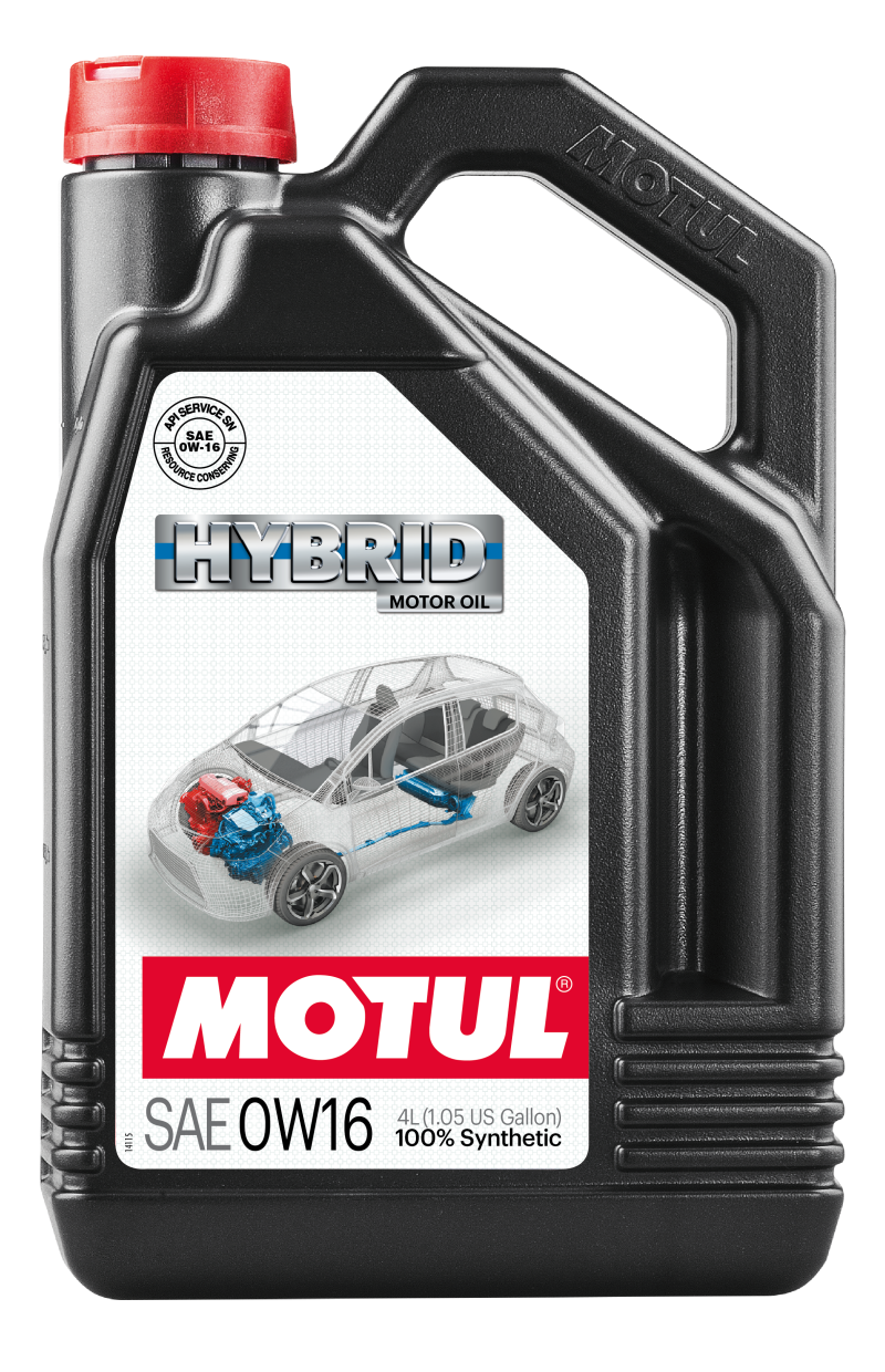 Motul 4L OEM Synthetic Engine Oil Hybrid 0W16 API SN - Case of 4 mot107154