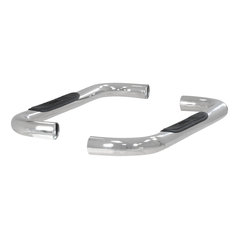 ARIES 3" Round Polished Stainless Step Nerf Bars Model 204017-2