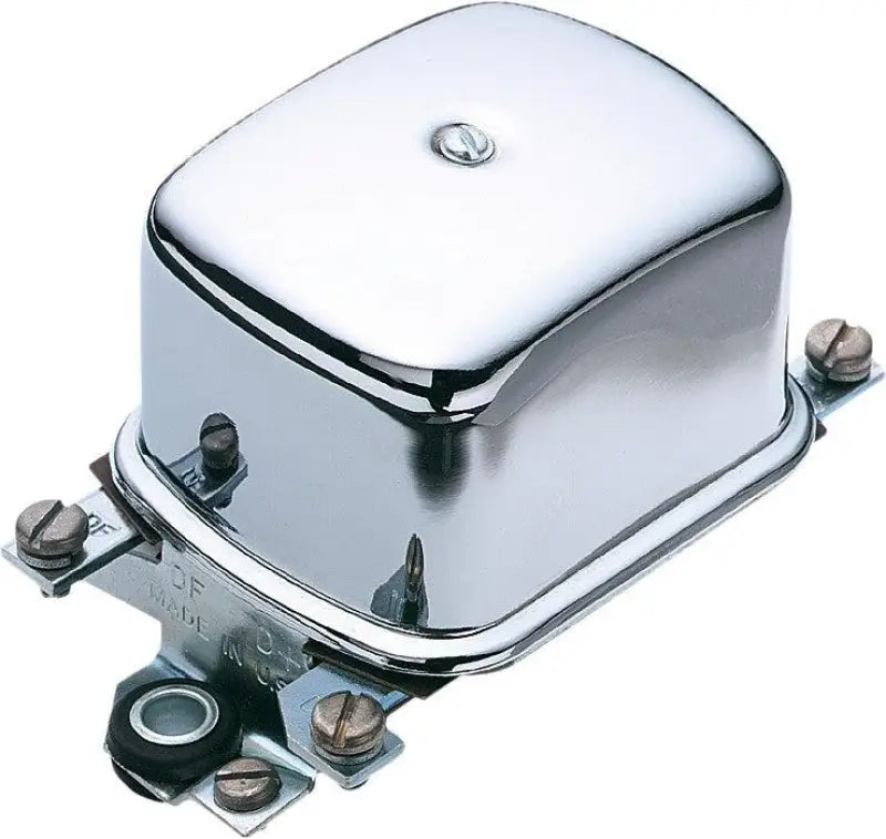 Accel 201107C Electro-Mechanical Voltage Regulator 12V Chrome wps-274-0234
