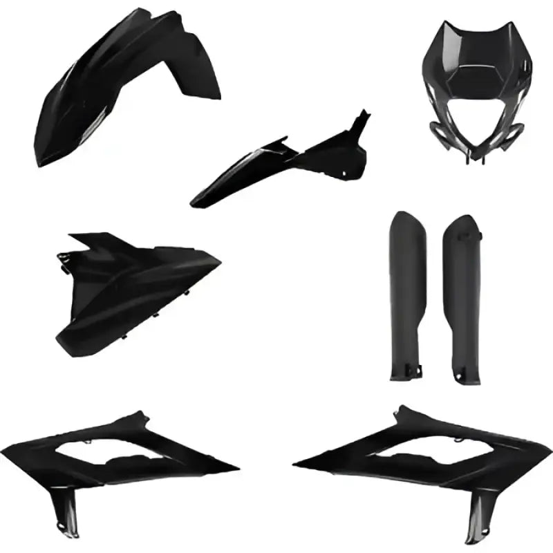 Acerbis Complete Plastic Kit for Beta (Black) wps-29362-60001