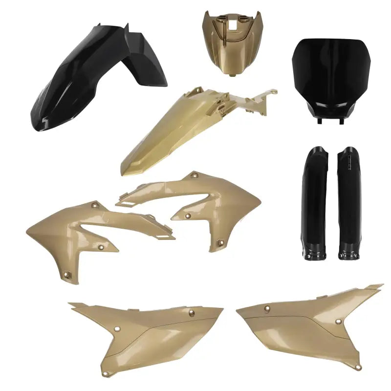 Acerbis Full Plastic Kit Black/Gold Yamaha wps-29795-97838