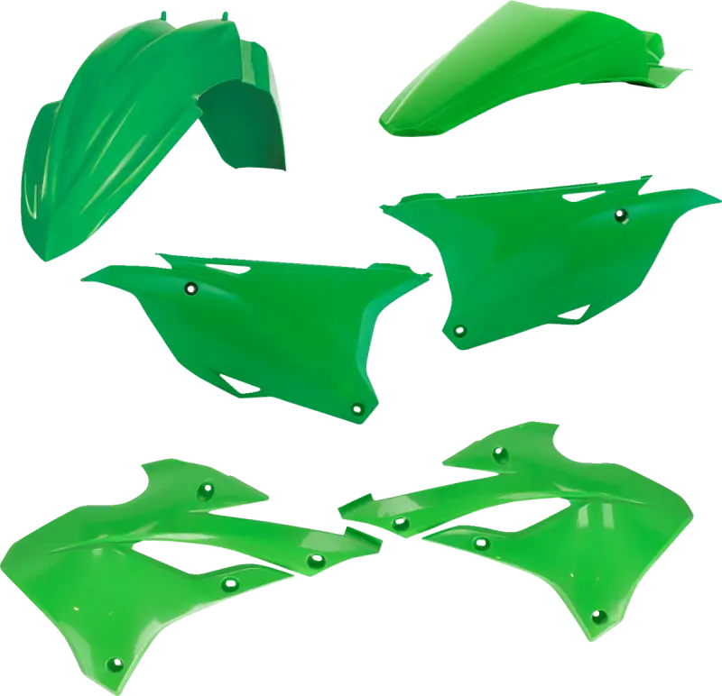 Acerbis Green Kawasaki Plastic Kit 2936140006 wps-29361-40006