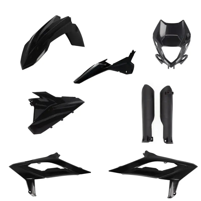 Acerbis Plastic Kit for Beta in Black wps-29362-90001