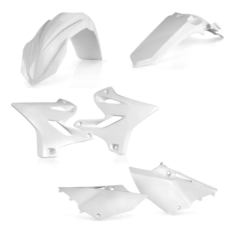 Acerbis Yamaha White Plastic Kit with Front and Rear Fenders wps-29361-80002